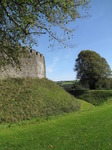 SX09378 Moat at Restormel Castle.jpg